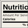 Recipe Nutritional Menu