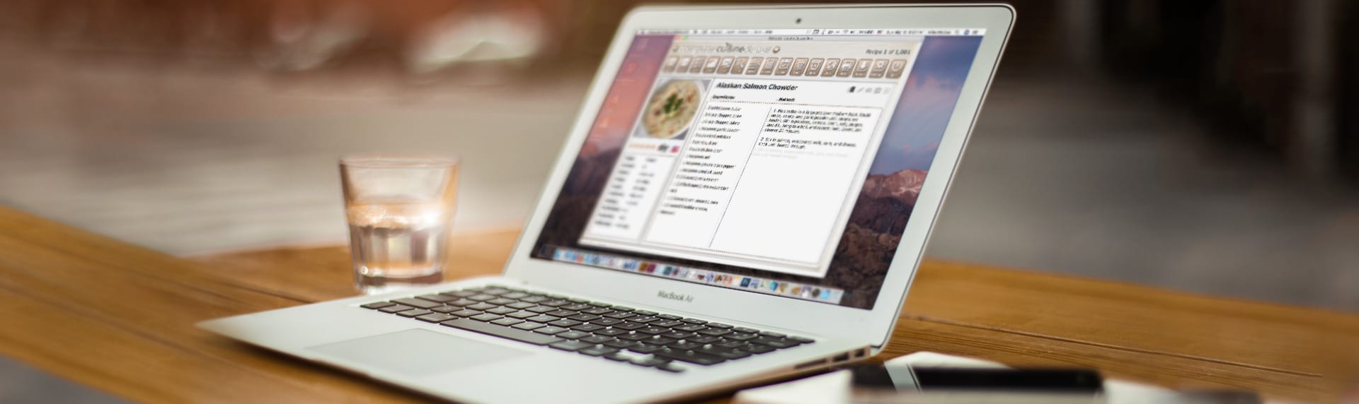 computer cuisine laptop mac recipe software version 9 MacBook Pro macOS
